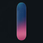 Skateboard Ombre rose bleu<br><div class="desc">bleu foncé à rose</div>