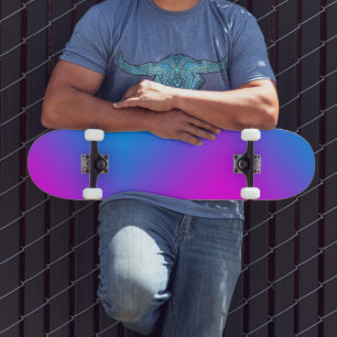 Skateboard Ombré rose bleu violet 4Joey