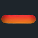 Skateboard Ombre rouge et orange<br><div class="desc">Plate-forme rouge et orange de panneau de patin d'Ombre</div>