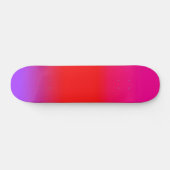 Skateboard Ombre rouge violet magenta Festive (Horz)