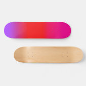 Skateboard Ombre rouge violet magenta Festive (Horz)