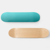 Skateboard Ombre turquoise foncé (Horz)