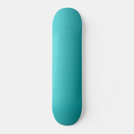 Skateboard Ombre turquoise foncé (Recto)