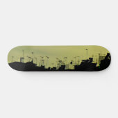 Skateboard Ombres du toit. (Horz)