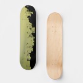 Skateboard Ombres du toit. (Recto)