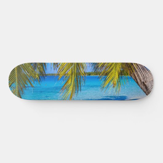 Skateboard Ombres sur la plage (Horz)