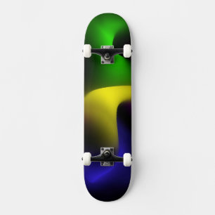 Skateboard Onde sombre psychédélique
