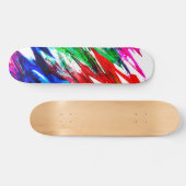 Skateboard Ondes colorées (Horz)