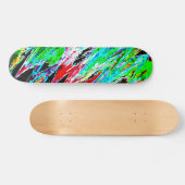 Skateboard Ondes colorées (Horz)