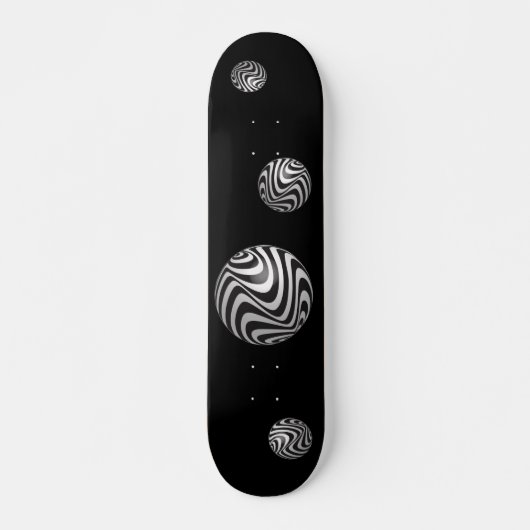 Skateboard Optique via Formes (Devant)