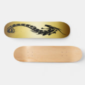 SKATEBOARD OR ET CONCEPTION NOIRE DE DRAGON (Horz)
