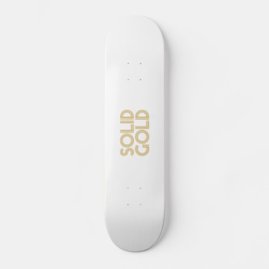 SKATEBOARD OR SOLIDE (Recto)