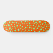 Skateboard Orange brillant - Rétro (Horz)