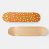 Skateboard Orange brillant - Rétro (Horz)