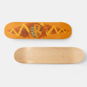 Skateboard Orange électrique - PUNK (Horz)