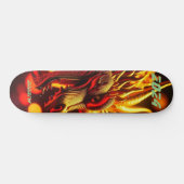 Skateboard Orange Gold 'Année chinoise du Dragon 2024' (Horz)