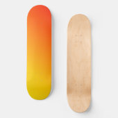 Skateboard Orange Jaune Esthétique (Recto)