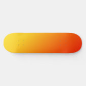 Skateboard Orange Jaune Esthétique (Horz)