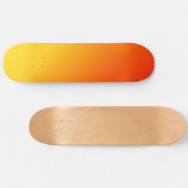 Skateboard Orange Jaune Esthétique (Horz)