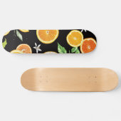 Skateboard Orange tranches 2 #motif #tendance #style (Horz)