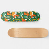 Skateboard Orange Wild automne Forêt d'hiver Fox (Horz)