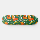 Skateboard Orange Wild automne Forêt d'hiver Fox (Horz)