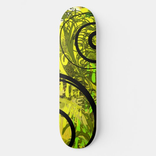 Skateboard Orbe verte Swirlie (Recto)