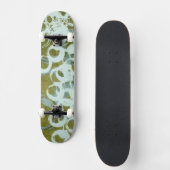 Skateboard Orbes vertes I (Recto)