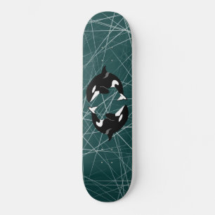 Skateboard Orca Killer Whale