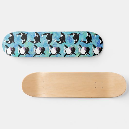 Skateboard Orca Killer Whale (Horz)