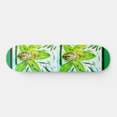 Skateboard Orchidée du Cymbidium vert (Horz)