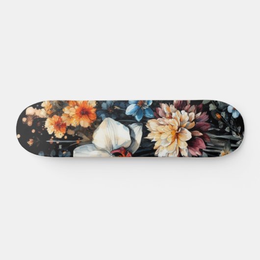 Skateboard orchidée noire (Horz)