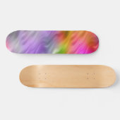 Skateboard Orchidée violette texture ondulée (Horz)