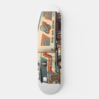 Skateboard Oreiller jeté de camion semi-vintage rétro