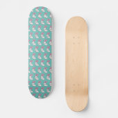 Skateboard Oreilles de queue pelucheuse blanche chanceuse de (Recto)