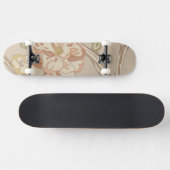 Skateboard Organza Chintz Floral Design (Horz)