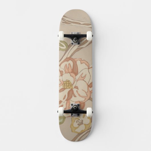 Skateboard Organza Chintz Floral Design (Recto)