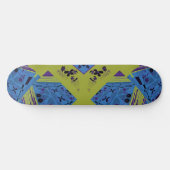Skateboard Origami Chintz (L) Blue Indigo Olive Black (Horz)