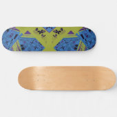 Skateboard Origami Chintz (L) Blue Indigo Olive Black (Horz)