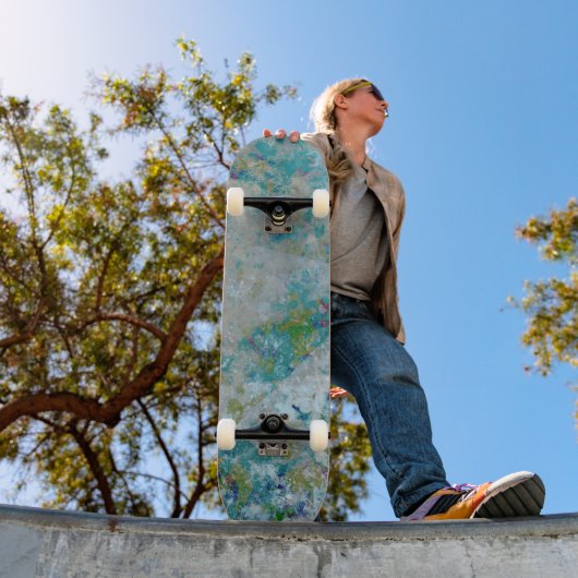 Skateboard Original Moderne Un Design D'Art Abstrait (Extérieur 1)