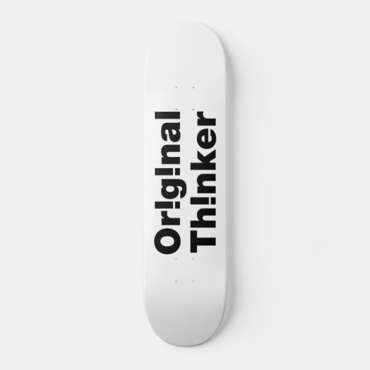 Skateboard Original Thinker (Recto)
