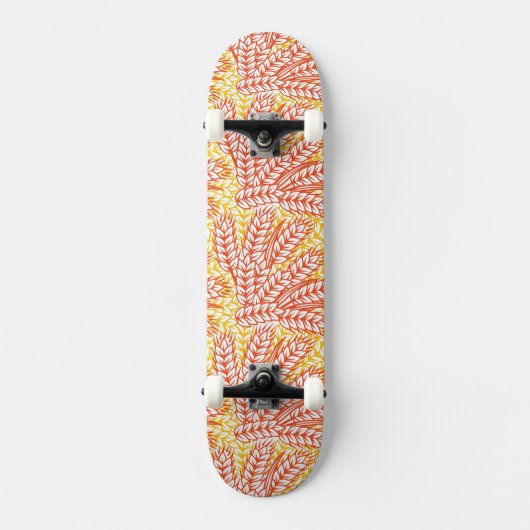Skateboard Ornement avec des oreilles de blé (Recto)