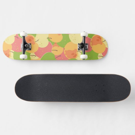 Skateboard Ornement avec des pommes (Horz)