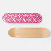 Skateboard Os dinosaures (rose) (Horz)