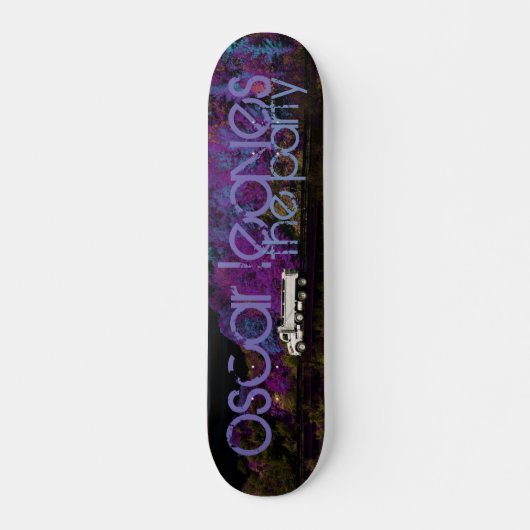 Skateboard oscar feuilles de la fête (Devant)