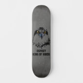 Skateboard Osprey King of Birds Illustration Gris foncé Grung (Recto)