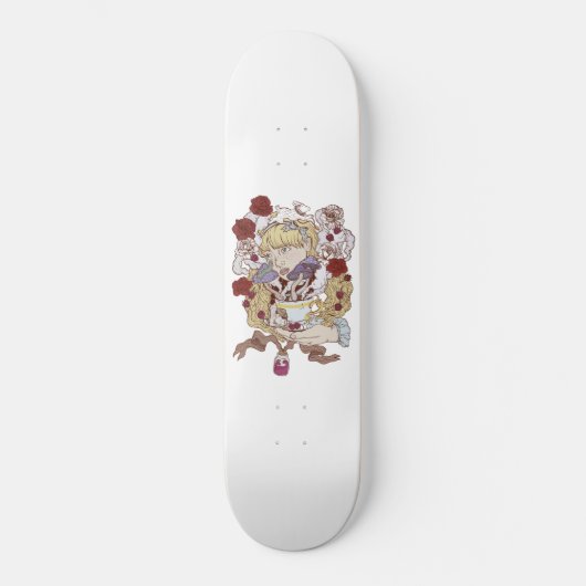 Skateboard "Où est Alice" (Recto)