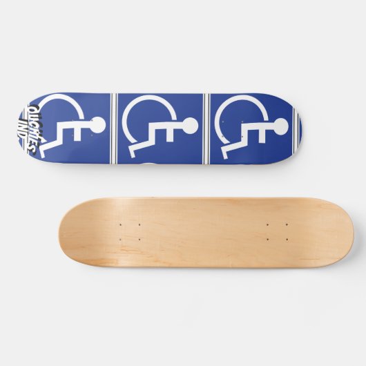Skateboard Ouchies Industries handicap OUI ! Planches à roule (Horz)