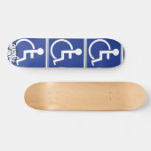 Skateboard Ouchies Industries handicap OUI ! Planches à roule (Horz)