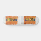 Skateboard oude skool ontwerp (Horizontaal)